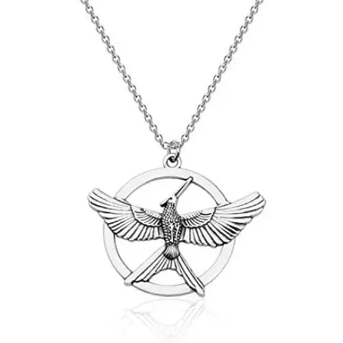 AKTAP Movie Pendant Necklace The Hunger Games Movie Gift for Film Movies Fans AKTAP Movie Pendant Necklace The Hunger Games Movie Gift for Film Movies Fans