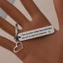 Funny Couple Gifts I Love You More Today Than Yesterday Keychain Accessories for Couples