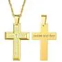 PROSTEEL Stainless Steel Cross Necklace for Men Women, Inspirational Necklace, Silver/Black/Gold Tone, Hypoallergenic, Customizable Necklace, Come Gift Box PROSTEEL Stainless Steel Cross Necklace for Men Women, Inspirational Necklace, Silver/Black/Gold Tone, Hypoallergenic, Customizable Necklace, Come Gift Box