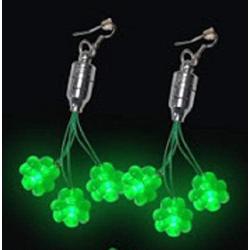 St. Patricks Day Light Up LED Shamrock Earrings