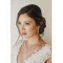 SWEETV Marquise Wedding Jewelry Sets for Brides, Crystal Cluster Bridal Necklace Earrings Jewelry Set for Women Prom Costume