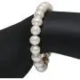 Gem Stone King 925 Sterling Silver Cultured Freshwater White Pearl Necklace Earrings Bracelet Bridal Gift Set
