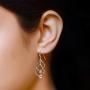 LeCalla Sterling Silver Jewelry Classic Linear Drop Earring for Women Girl
