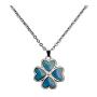 FM FM42 Temperature Sensing Color Changing Pendant Necklace with 19.29'' Stainless Steel Rolo Chain (18 Styles)
