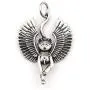 Gungneer Ancient Egyptian Goddess Egypt Sphinx Black Cat Pendant Stainless Steel Necklace Protection Amulet Keel Chain Gungneer Ancient Egyptian Goddess Egypt Sphinx Black Cat Pendant Stainless Steel Necklace Protection Amulet Keel Chain