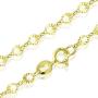 Michael Zweig Sterling Silver Diamond Cut Graduated Round Link Necklace