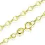 Michael Zweig Sterling Silver Diamond Cut Graduated Round Link Necklace
