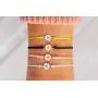 Pura Vida Gold or Silver Daisy Bracelet - Waterproof, Artisan Handmade, Adjustable, Threaded, Fashion Jewelry for Girls/Women Pura Vida Gold or Silver Daisy Bracelet - Waterproof, Artisan Handmade, Adjustable, Threaded, Fashion Jewelry for Girls/Women