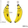 80s Acrylic Fruit Neon Earrings for Women, Fashion Acrylic Fruit Dangle Earring Jewelry