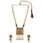 Efulgenz Indian Bollywood Traditional Gold Plated Crystal Faux Kundan Pearl Wedding Choker Necklace Earrings Jewelry Set