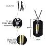 Free-Engraving Stainless Steel 2 in 1 Dog Tag Necklace Cremation Urn Bullet Pendant Necklace for Men Boys Free-Engraving Stainless Steel 2 in 1 Dog Tag Necklace Cremation Urn Bullet Pendant Necklace for Men Boys