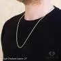 925 Italian Sterling Silver 1mm - 5.5mm Solid Rope Diamond Cut Chain, FREE Microfiber Cloth, Yellow Gold Plated Link Necklace & Bracelet, Giorgio Bergamo
