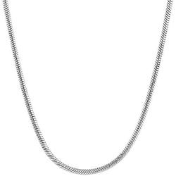 Savlano 925 Sterling Silver Solid Italian Round Diamond Cut Snake Chain Necklace for Men & Women - Made in Italy Comes in 0.8mm, 1mm, 1.2mm, 1.5mm, 2mm & 3mm