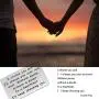 FUSTMW Wallet Love Note Insert Husband Metal Wallet Card Insert Valentines Day Birthday Gift for Boyfriend FUSTMW Wallet Love Note Insert Husband Metal Wallet Card Insert Valentines Day Birthday Gift for Boyfriend