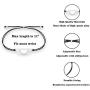 PPJew Best Friend Bracelets Friendship Matching Bracelet Distance Jewelry Gift for Women Girls Sister