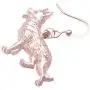 DUOWEI German Shepherd Dog Earrings Vintage Dangle Jewelry Charms Gifts | Silver Rose-gold And Gold Plated DUOWEI German Shepherd Dog Earrings Vintage Dangle Jewelry Charms Gifts | Silver Rose-gold And Gold Plated