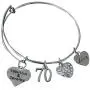 Infinity Collection 70th Birthday Gifts for Women, 70th Birthday Charm Bracelet, Perfect 70th Birthday Gift Ideas Infinity Collection 70th Birthday Gifts for Women, 70th Birthday Charm Bracelet, Perfect 70th Birthday Gift Ideas