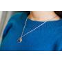 Rosa Vila Rock Climber Necklace, Round-Shaped Charm, Adventure Gifts For Women, Inspirational Jewelry, Mountain Pendant Necklace, Ideal As Rock Climber Gift, Camping Accessories For Women