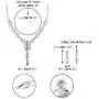 EVER FAITH Ivory Color Simulated Pearl Austrian Crystal Wedding Flower Necklace Earrings Set Clear