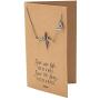 Quan Jewelry Heartbeat Pendant Cardiogram Necklace Gifts for Women, EKG Lifeline Pulse Charm Nurse Appreciation Gift with Greeting Card