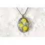 Jewelryland Handmade Dry Processed Real Flower Daisy/Chrysanthemum/Forget Me Not Pendant Necklace Jewelryland Handmade Dry Processed Real Flower Daisy/Chrysanthemum/Forget Me Not Pendant Necklace