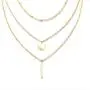 Layered Choker Necklace,18K Gold Plated Stainless Steel Cubic Zirconia Triangle Geometric Pendant Necklace Coin Disc Bar Pendant Beaded Chain Layer Necklace for Women Girls Layered Choker Necklace,18K Gold Plated Stainless Steel Cubic Zirconia Triangle Geometric Pendant Necklace Coin Disc Bar Pendant Beaded Chain Layer Necklace for Women Girls