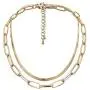 TinaRice Layered Chain Necklace Link Paperclip Choker Necklaces Gifts for Women Jewelry