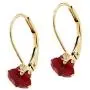 Quality Jewels 14k Gold Earrings, Yellow Gold Dangle Earrings with Round Cubic Zirconia Stone and Easy-to-Use Secure Leverback Clasp Quality Jewels 14k Gold Earrings, Yellow Gold Dangle Earrings with Round Cubic Zirconia Stone and Easy-to-Use Secure Leverback Clasp