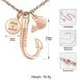 XIUDA Fish Hook Memorial Ash Urn Necklace Stainless Steel Cremation Jewelry for mom & dad, Fish Pendant & Always in My Heart XIUDA Fish Hook Memorial Ash Urn Necklace Stainless Steel Cremation Jewelry for mom & dad, Fish Pendant & Always in My Heart