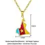 Gold Color Cameroon Map Flag Pendant Chain Necklaces Stainless Steel Jewelry Cameroun Country Maps Cameroonians Gifts Gold Color Cameroon Map Flag Pendant Chain Necklaces Stainless Steel Jewelry Cameroun Country Maps Cameroonians Gifts