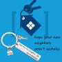 MAOFAED New House Congratulations Gift Housewarming Gift Hope Your New Neighbor arent Assholes Moving Home Gift Neighbor Gift