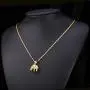 Lucky Elephant Pendant 18k Gold Plated/Platinum Plated Rhinestone Crystal Necklace Lucky Elephant Pendant 18k Gold Plated/Platinum Plated Rhinestone Crystal Necklace