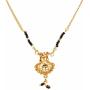 Efulgenz Gold Plated Ethnic Handmade Traditional Temple Coin Maharashtrian Mangalsutra Necklace for Women