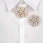 COLORFUL BLING Elegant Imitation Pearl Floral Crystal Brooch Pin for Wedding Bridal Fashion Jewelry COLORFUL BLING Elegant Imitation Pearl Floral Crystal Brooch Pin for Wedding Bridal Fashion Jewelry