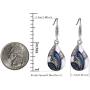 DAMLENG Bohemian Handmade Vintage Enamel Teardrop Dangle Earring Unique National Style WaterDrop Dangle Drop Earrings for Women Girls Statement Jewelry Gifts