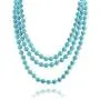 Bling Jewelry Endless Layering Long Strand Boho Fashion Compressed Turquoise Beads Necklace for Women for Teen Bling Jewelry Endless Layering Long Strand Boho Fashion Compressed Turquoise Beads Necklace for Women for Teen