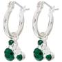 Disney Minnie Mouse Birthstone Jewelry for Women and Girls, Minnie Mouse Crystal Hoop Earrings