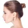 Bridal CZ Drop Dangle Chandelier White Freshwater Cultured Pearl Earrings For Women Silver Plated Jewelry For Wedding Bridal CZ Drop Dangle Chandelier White Freshwater Cultured Pearl Earrings For Women Silver Plated Jewelry For Wedding