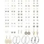 CASSIECA 59 Pairs Assorted Stud Earrings Set Multiple Simple Cute Dangle Hoops Earrings Set for Women Ball Studs Mixed Boho Jewelry Set CASSIECA 59 Pairs Assorted Stud Earrings Set Multiple Simple Cute Dangle Hoops Earrings Set for Women Ball Studs Mixed Boho Jewelry Set