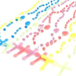 YWLI Rosary Beads Catholic 12 PCS, Rosary Necklace, Cross Necklace for Men Women, Fashion Religious Gifts, Gifts for Men Women