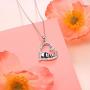 S925 Sterling Silver Cute Animal Panda Pendant Necklace for Women Teen Girls Penda Lover Gifts