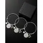 3 Pieces Inspirational Bangle Bracelets Adjustable Motivational Bracelet Stainless Steel Jewelry for Valentines Day Women Gift 3 Pieces Inspirational Bangle Bracelets Adjustable Motivational Bracelet Stainless Steel Jewelry for Valentines Day Women Gift