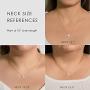 A+O Gift for Mom, Aunt, Grandma - CZ Pave Disc Necklace in Sterling Silver, Gold Vermeil, Rose Gold Vermeil