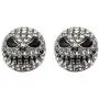 Mare Night Earrings - Before Christmas Silver Crystal Horror Earrings for Women