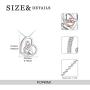 POPKIMI Sterling Silver S925 Cute Animal Necklace for Women Girls Birthday Jewelry Gifts