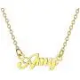 U7 Personalized Name Necklace Stainless Steel 18K Gold Plated Women Girls Gift Name Plate Jewelry Custom Any Names Choker Pendant 18 Inch