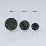 SHINYGEM fashion 925 sterling silver inlaid round agate quartz earrings womens jewelry earrings