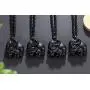 Jovivi Hand Carved Mother Elephant Natural Black Obsidian Necklace Healing Crystal Gemstone Necklaces Pendant Protection Lucky Amulet Charm Adjustable Braided Rope Mothers Day Gifts Jovivi Hand Carved Mother Elephant Natural Black Obsidian Necklace Healing Crystal Gemstone Necklaces Pendant Protection Lucky Amulet Charm Adjustable Braided Rope Mothers Day Gifts