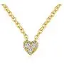 MDFUN Fashion Necklace and Earring Jewelry Set for Women and Girls, 18K Gold Plated Sparkle Halo Cubic Zirconia Heart Shaped Stud Earring and Pendant Choker MDFUN Fashion Necklace and Earring Jewelry Set for Women and Girls, 18K Gold Plated Sparkle Halo Cubic Zirconia Heart Shaped Stud Earring and Pendant Choker