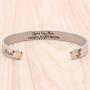 BTYSUN Mothers Day Bracelets Gifts for Mom from Son Daughter Inspirational Gifts for Wife Cuff Bangle Mom Bracelet Personalized Jewelry Mantra Quotes Engraved